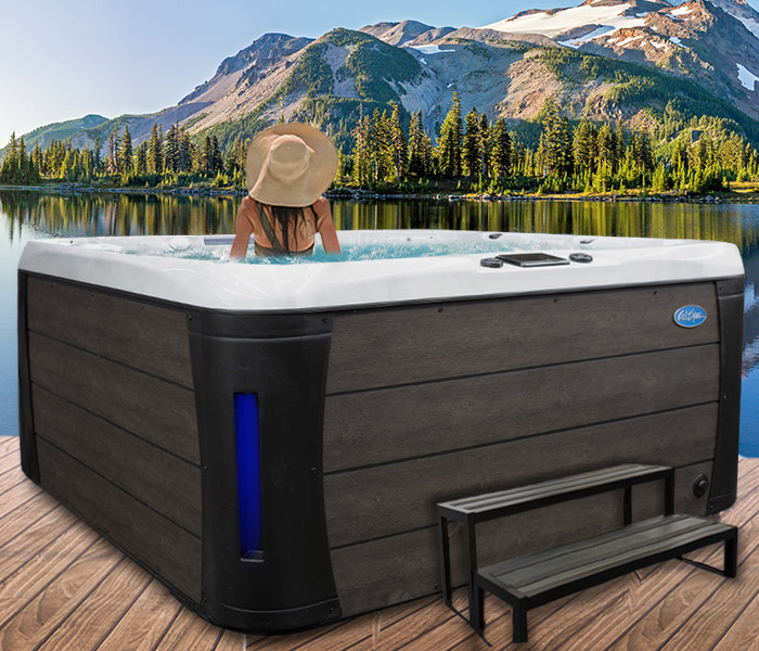 Calspas hot tub being used in a family setting - hot tubs spas for sale Fishers
